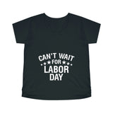 Can't Wait For Labor Day - White - Women's Maternity Tee