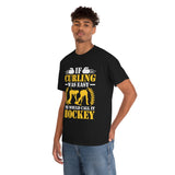 If Curling Was Easy - They Would Call It Hockey - Unisex Heavy Cotton Tee