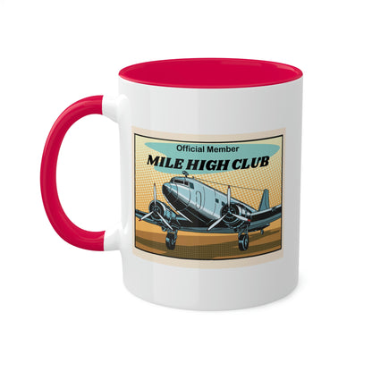 Mile High Club - DC3 - Colorful Mugs, 11oz