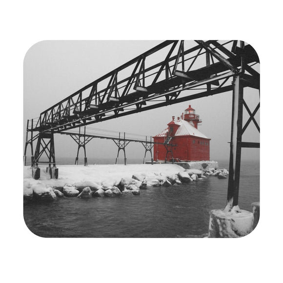 Red In Storm - Mouse Pad (Rectangle)