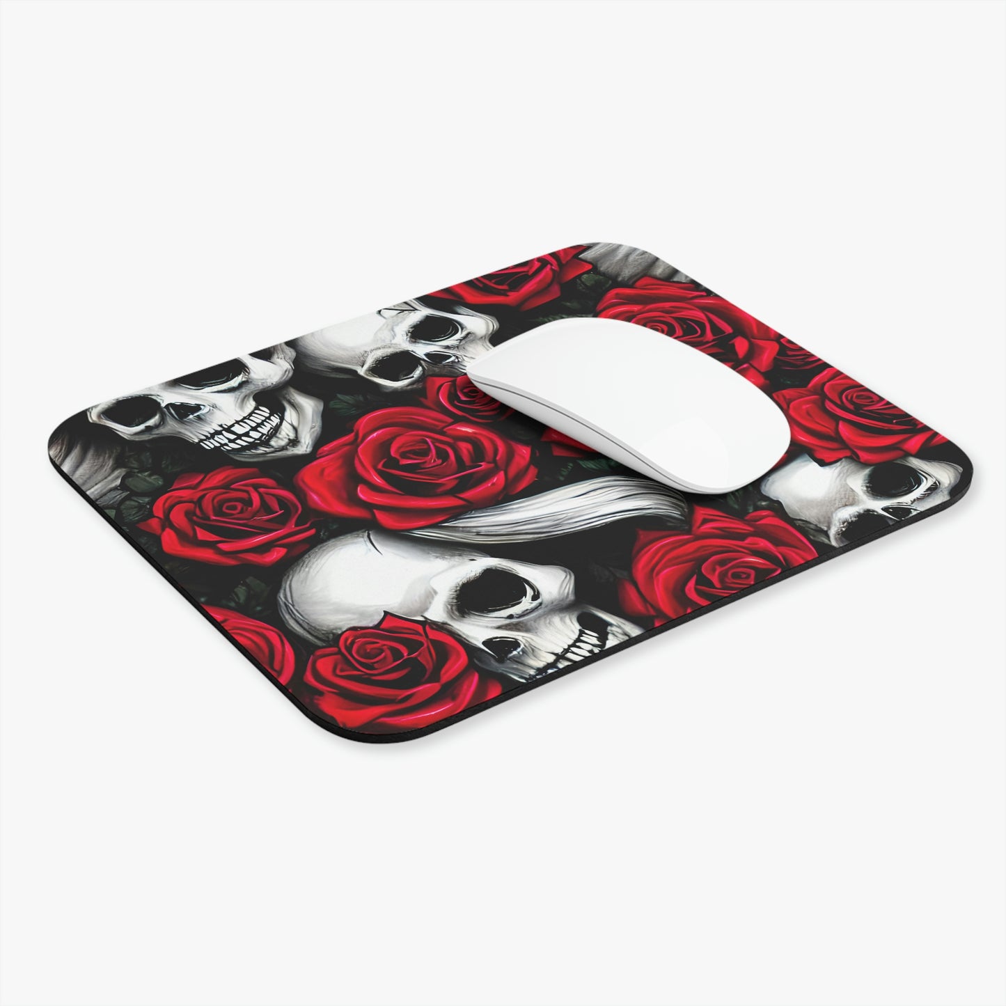 Skulls And Roses v1 - Beards - Mouse Pad (Rectangle)