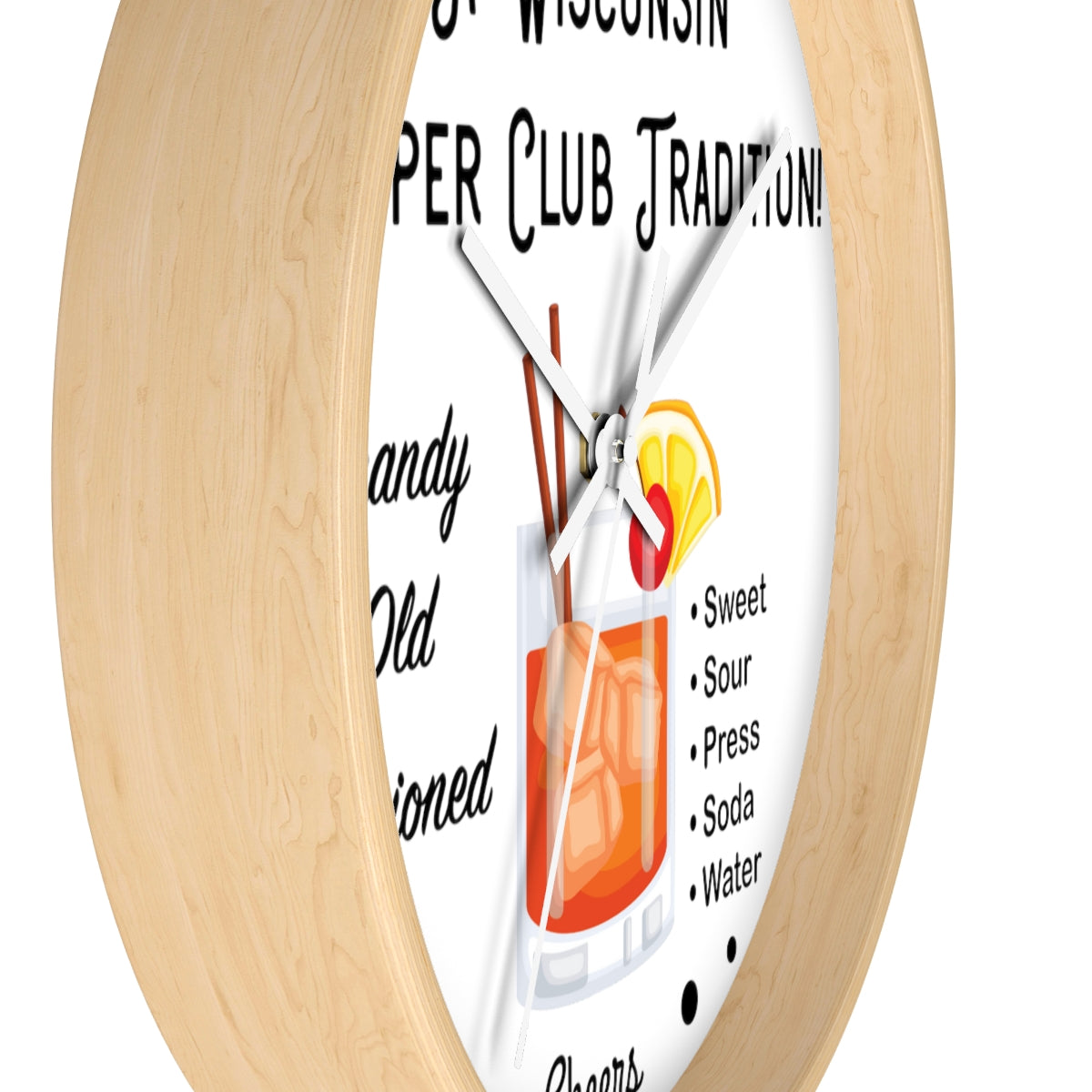 Wisconsin Supper Club Tradition - Wall clock