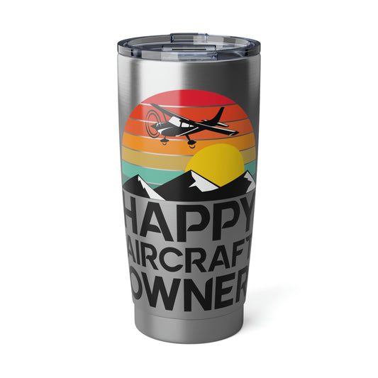 Happy Aircraft Owner - Retro - Vagabond 20oz Tumbler