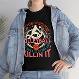 Volleyball Mom - Killin It - Unisex Heavy Cotton Tee