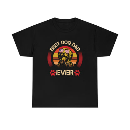 Best Dog Dad Ever - Unisex Heavy Cotton Tee