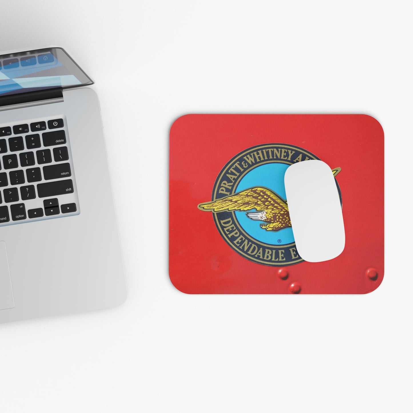 Aircraft Logo - Pratt & Whitney  - Mouse Pad (Rectangle)