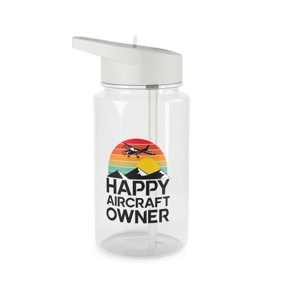 Happy Aircraft Owner - Retro - Tritan Water Bottle - 16.9 oz.