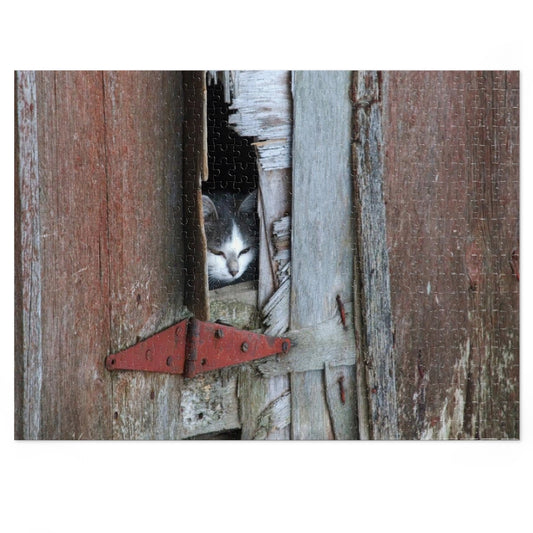 Barn Cat - Jigsaw Puzzle (500-Piece)