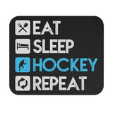 Eat - Sleep - Hockey - Repeat - Mouse Pad (Rectangle)