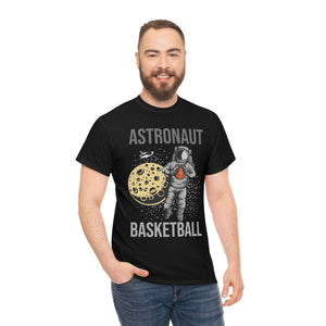 Astronaut - Basketball - Unisex Heavy Cotton Tee