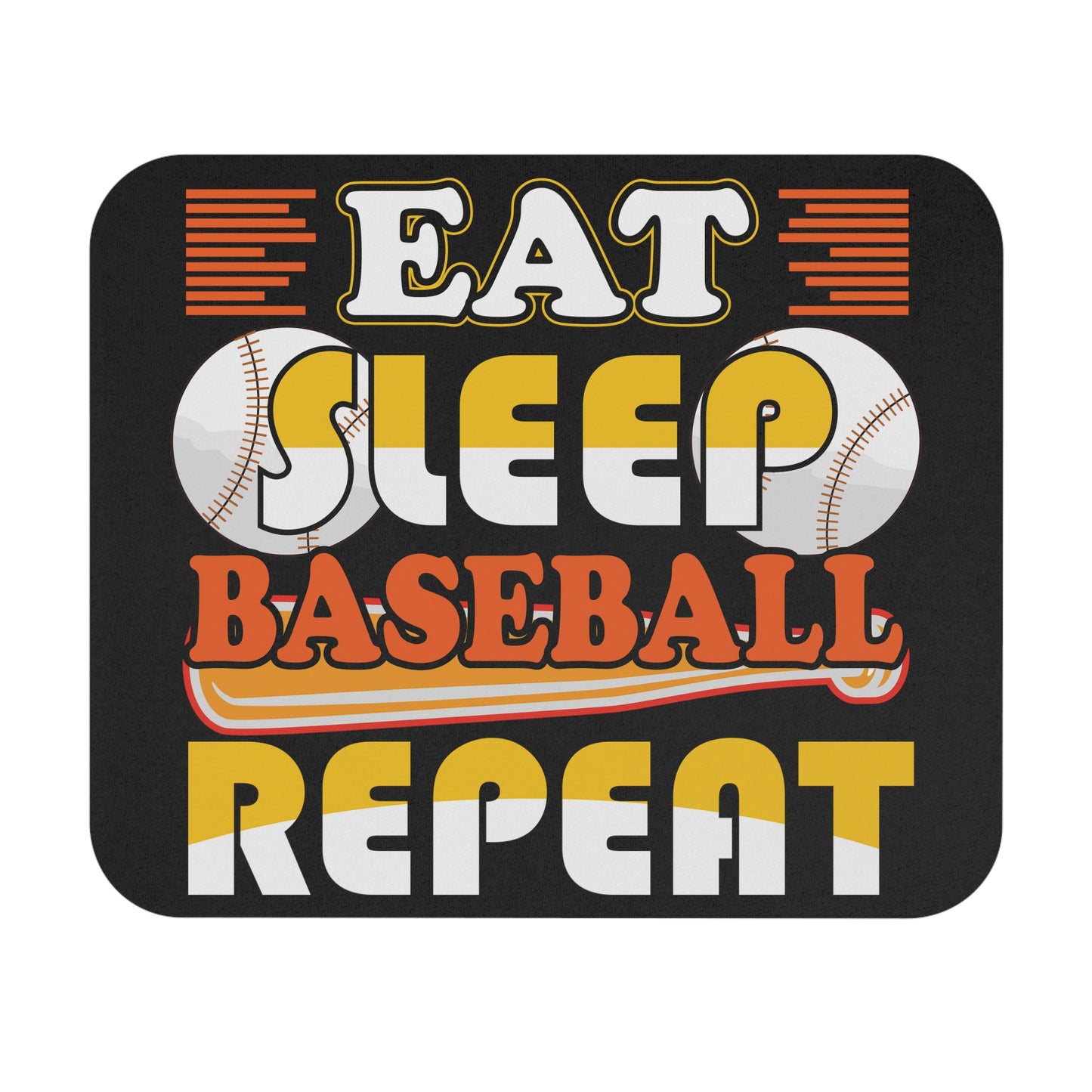 Eat - Sleep - Baseball - Repeat - Mouse Pad (Rectangle)