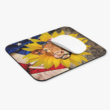 Patriotic Cow - Mouse Pad (Rectangle)