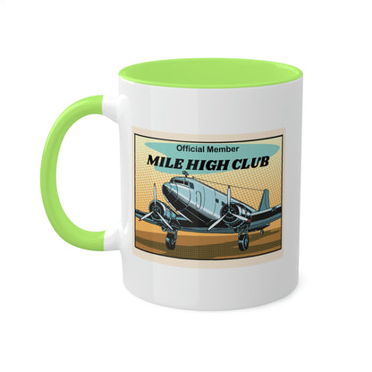 Mile High Club - DC3 - Colorful Mugs, 11oz