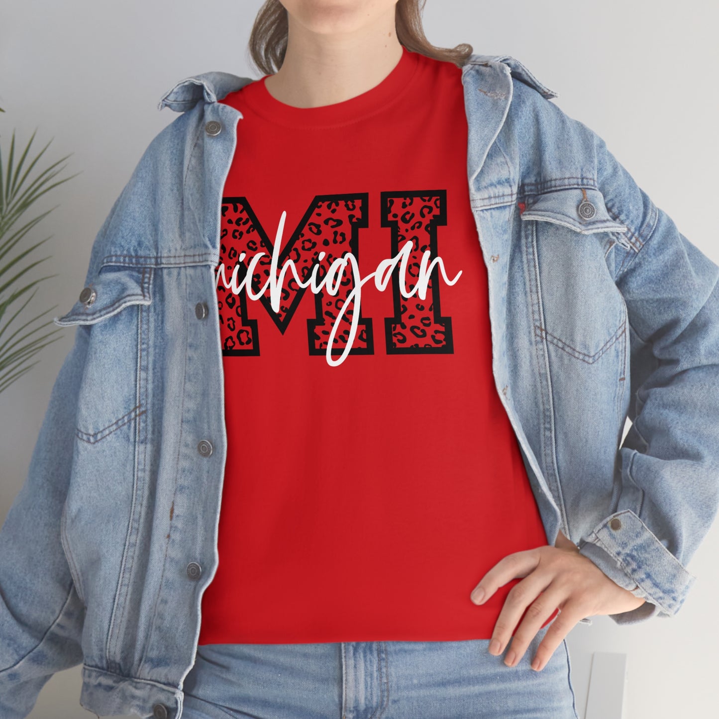 Michigan - MI - Unisex Heavy Cotton Tee