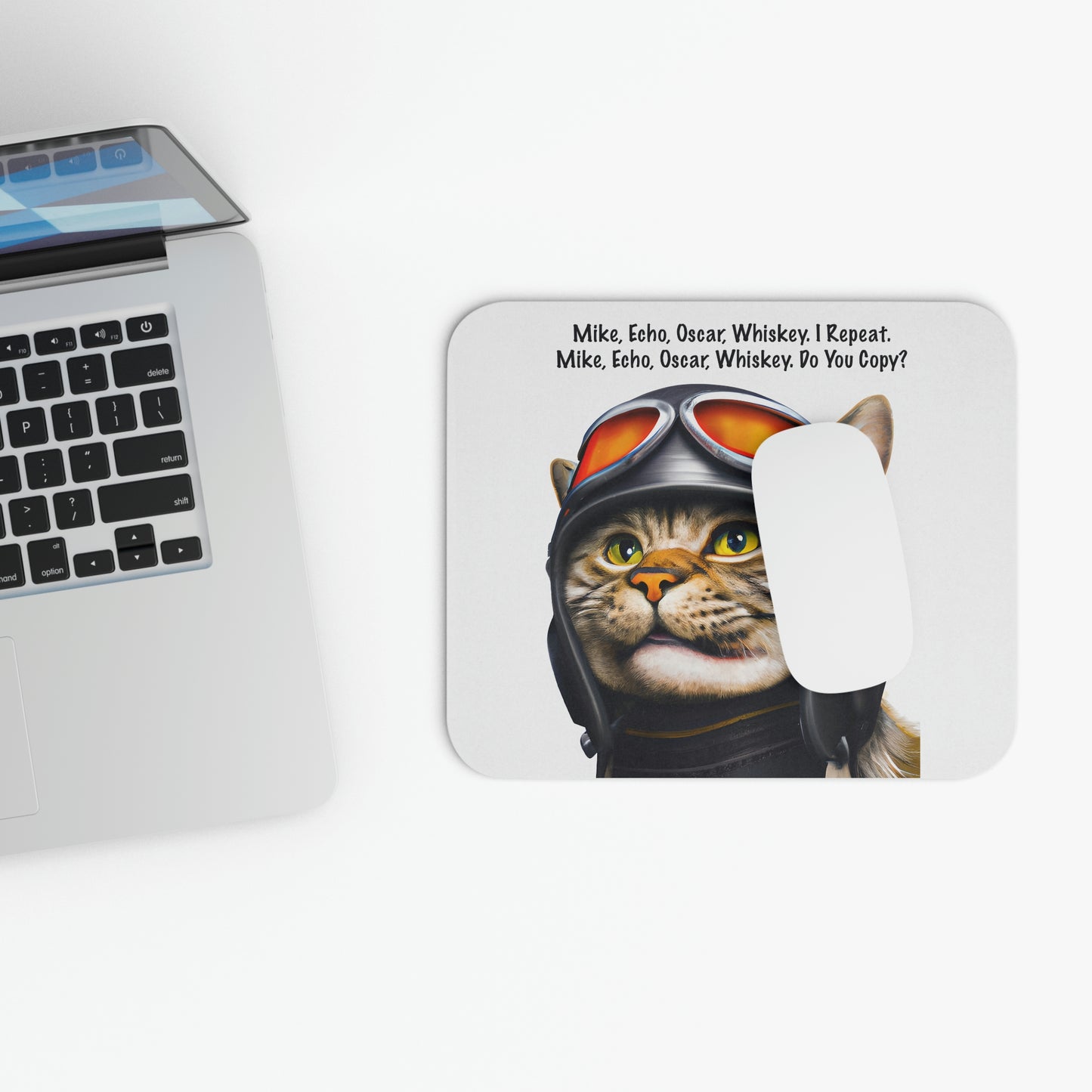 Mike, Echo, Oscar, Whiskey - Pilot - Mouse Pad (Rectangle)