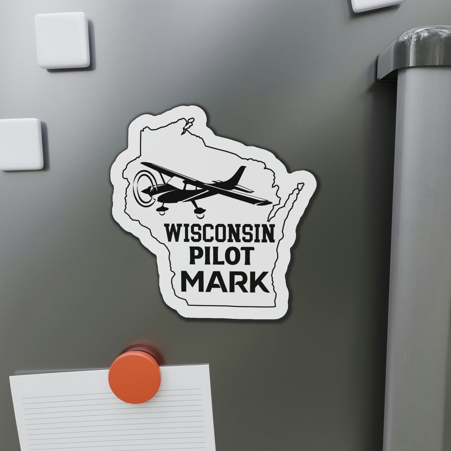 Wisconsin Pilot Mark - YouTube - Die-Cut Magnets