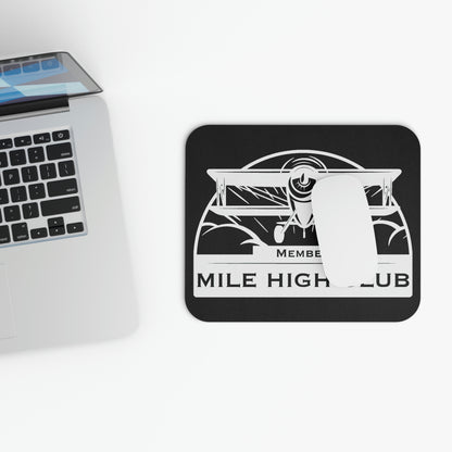 Mile High Club - Biplane - White - Mouse Pad (Rectangle)