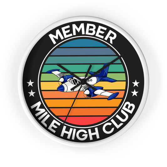 Mile High Club - Member - Circle - Wall Clock