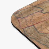 Vintage Map of United States - Mouse Pad (Rectangle)