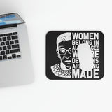 Women Belong In All Places - Mouse Pad (Rectangle)