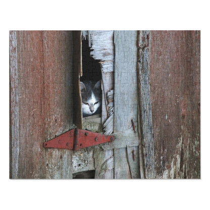 Barn Cat - Jigsaw Puzzle (252-Piece)