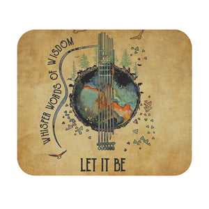 Acoustic Guitar - Let It Be - Mouse Pad (Rectangle)