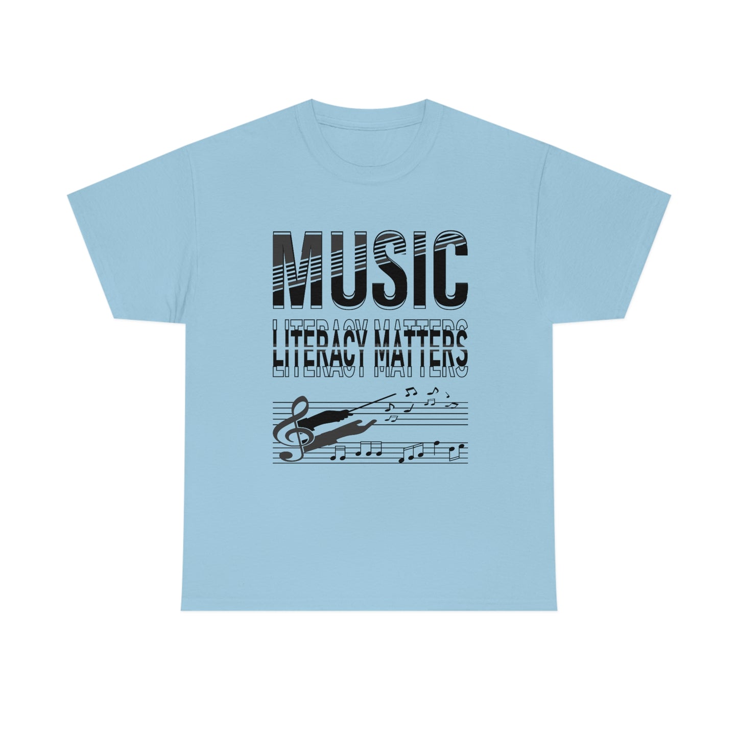 Music Literacy Matters - Unisex Heavy Cotton Tee