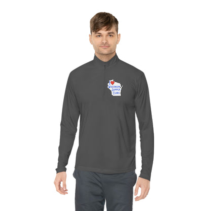 I Love Wisconsin Supper Clubs - Unisex Quarter-Zip Pullover