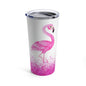 Two Flamingos - Pink Glitter - Tumbler 20oz