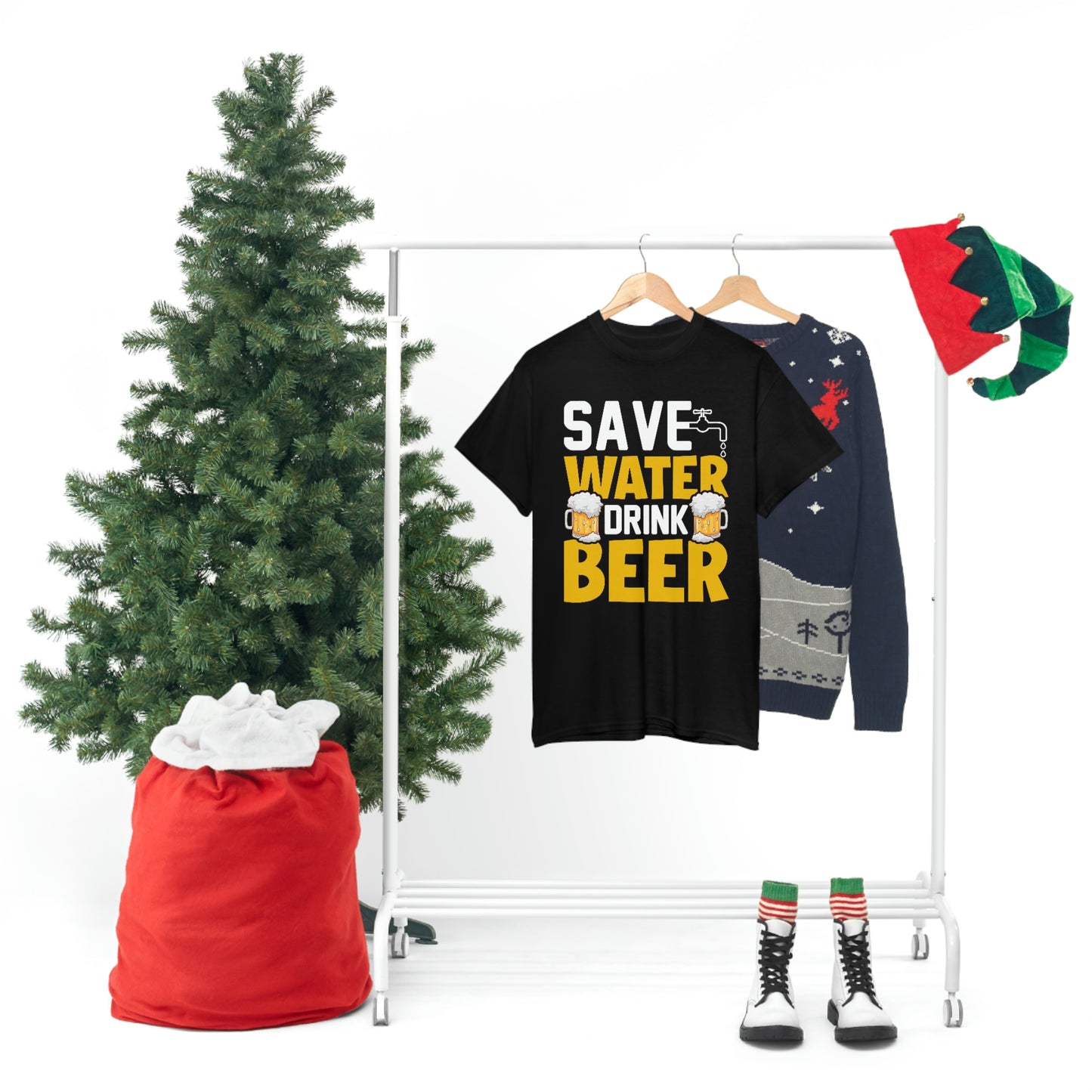 Save Water Drink Beer - Unisex Heavy Cotton Tee