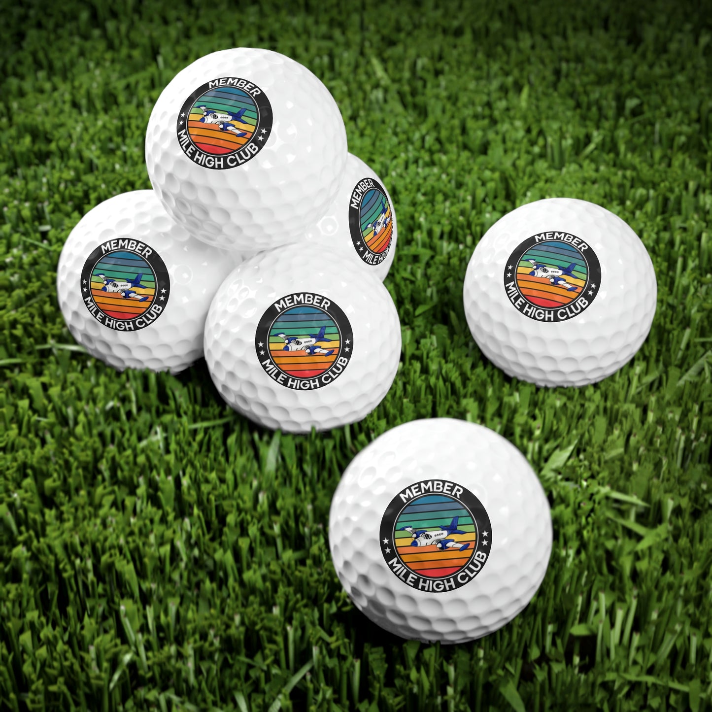 Mile High Club - Member - Circle - Golf Balls, 6pcs