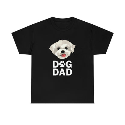 Malteese Dog Dad - Unisex Heavy Cotton Tee