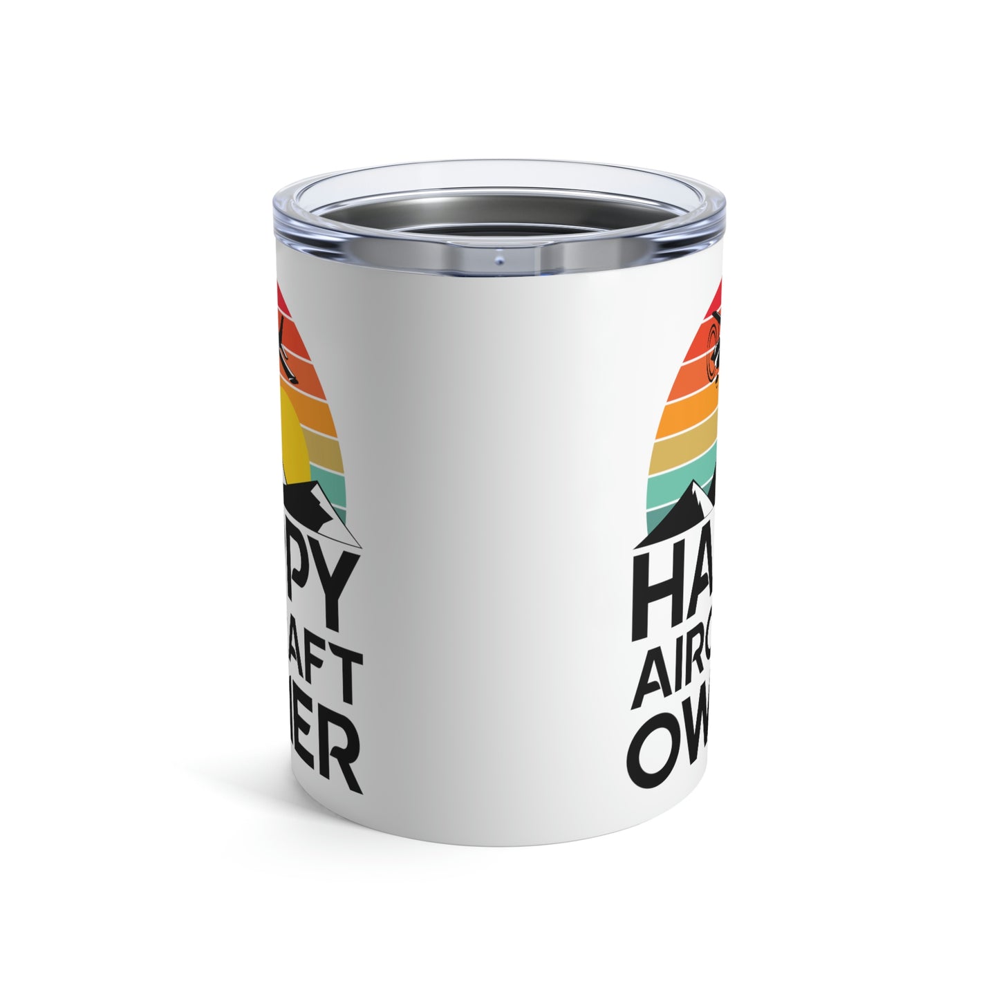 Happy Aircraft Owner - Retro - Tumbler 10oz