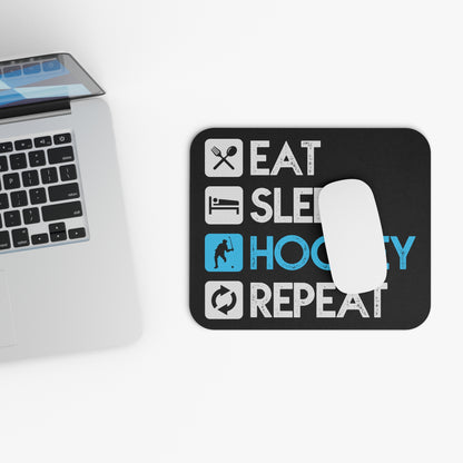 Eat - Sleep - Hockey - Repeat - Mouse Pad (Rectangle)