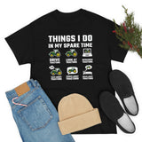Tractor Things I Do In My Spare Time - Unisex Heavy Cotton Tee