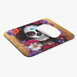 Sugar Skull Flowers - v1 - Mouse Pad (Rectangle)