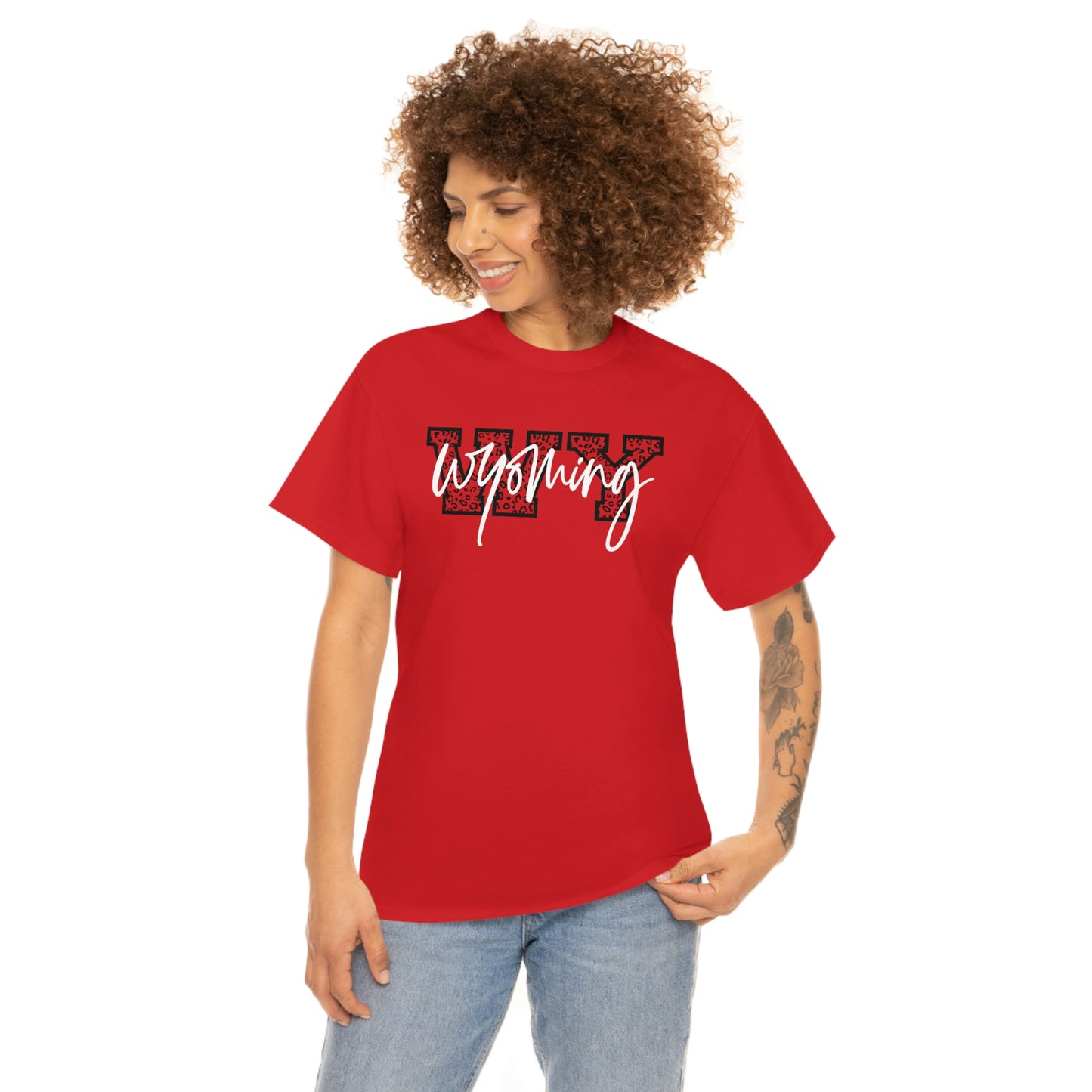 Wyoming - WY - Unisex Heavy Cotton Tee