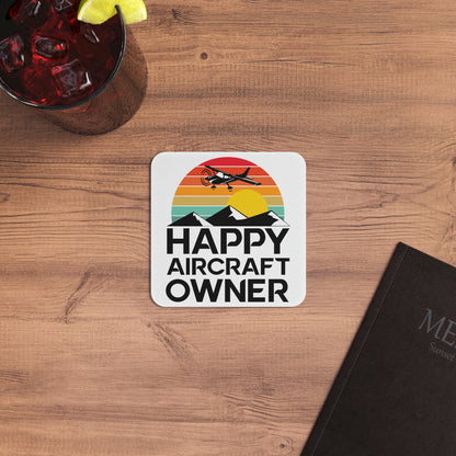 Happy Aircraft Owner - Retro - Coasters (50 pcs)