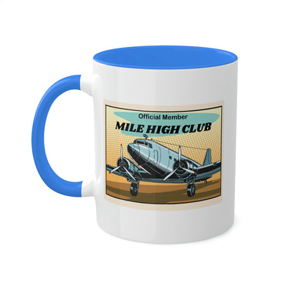 Mile High Club - DC3 - Colorful Mugs, 11oz