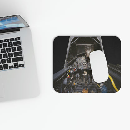 Messerschmitt Bf 109 G-6R3 Cockpit - Mouse Pad (Rectangle)