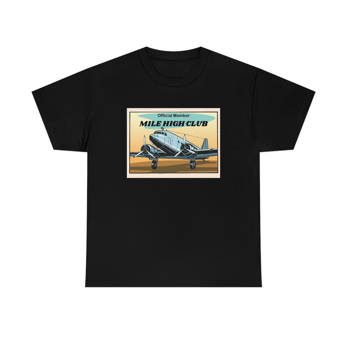 Mile High Club - DC3 - Unisex Heavy Cotton Tee