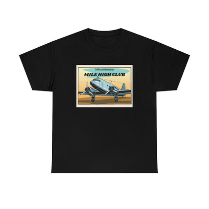 Mile High Club - DC3 - Unisex Heavy Cotton Tee