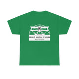 Mile High Club - Biplane - Solo Division - White - Unisex Heavy Cotton Tee