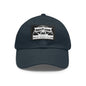 Mile High Club - Biplane - White - Dad Hat with Leather Patch