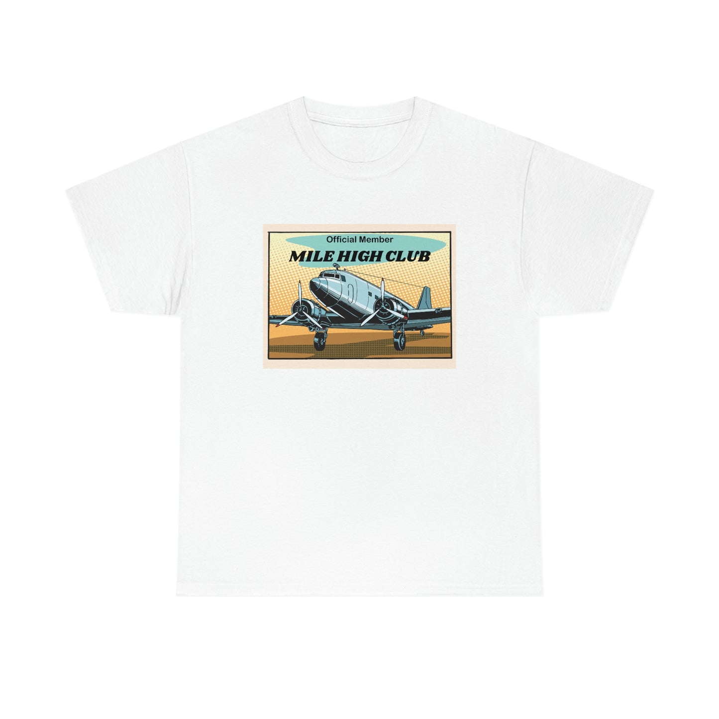 Mile High Club - DC3 - Unisex Heavy Cotton Tee