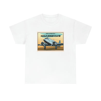 Mile High Club - DC3 - Unisex Heavy Cotton Tee