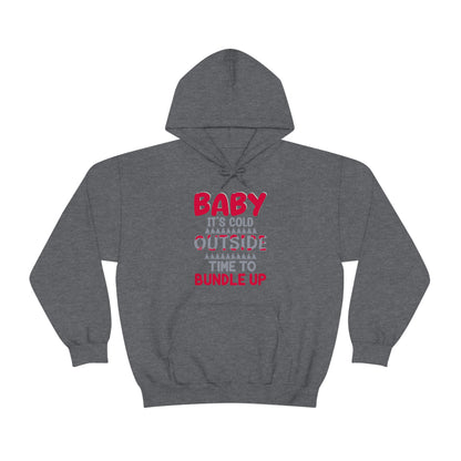 Time To Bundle Up - Unisex Heavy Blend™ Hooded Sweatshirt