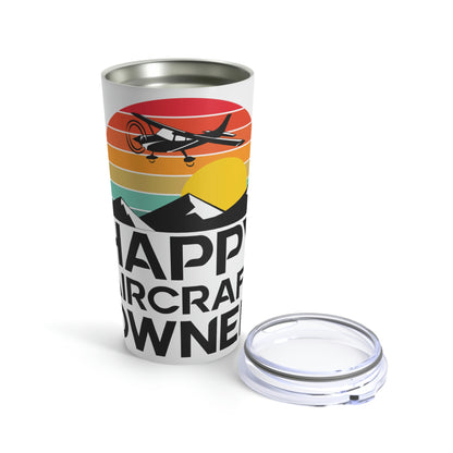 Happy Aircraft Owner - Retro - Tumbler 20oz