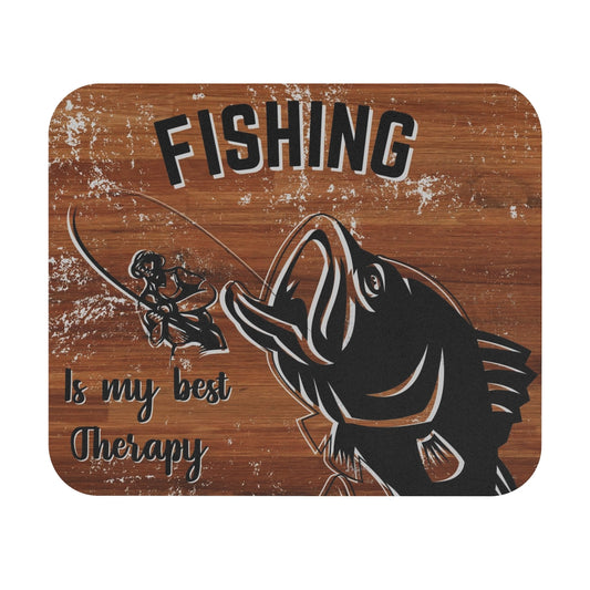 Fishing Is My Best Therapy - Mouse Pad (Rectangle)