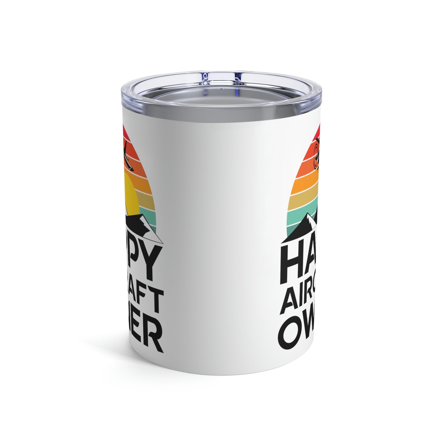 Happy Aircraft Owner - Retro - Tumbler 10oz